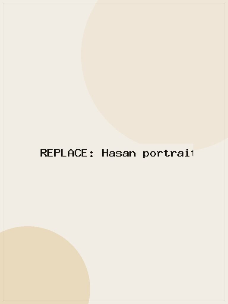 Hasan Syed, web designer and developer in Riyadh, Saudi Arabia